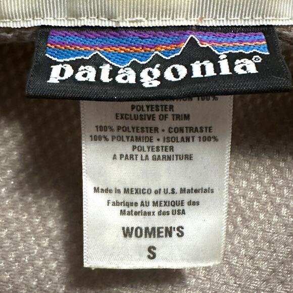 Patagonia Retro-X Jacket Women’s S Tan Full Zip Long Sleeve Deep Pile 23071 - Picture 5 of 10